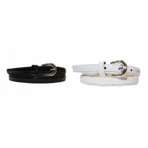 Fashion Belt Black White Skinny